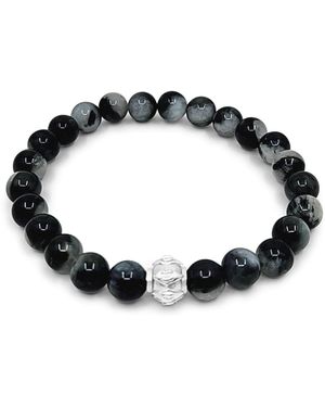Lutiro Eagle Eye Beads Bracelet - Black