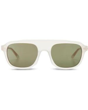 The Avantguard Zinnia Congee Aviator Sunglasses - Green