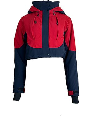 Team Event Mogul Diva Freestyler Cropped Ski Jacket - Red