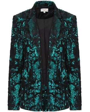 Nooki Design ' Willow Sequin Blazer - Green