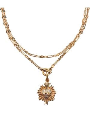 IN CAUDA VENENUM Hikari Necklace - Metallic
