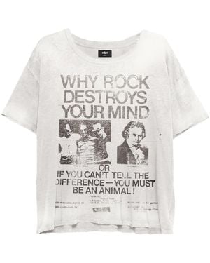 Other Rock Music Destroys Decay T-Shirt - White