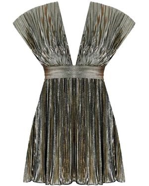 Nur Karaata Eden Mini Dress - Green