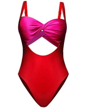 Animal Shore One Piece - Red