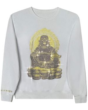 Miracles Manifester Happy Buddha - Gray