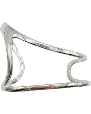 Babaloo Palm Cuff Cutout Bracelet - White
