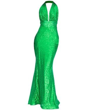 Angelika Jozefczyk Monroe Sequin Evening Gown - Green