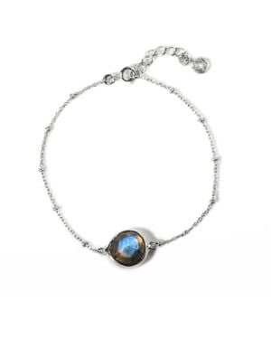 The Jewellery Store London Labradorite You Are Loved Bracelet - Metallic