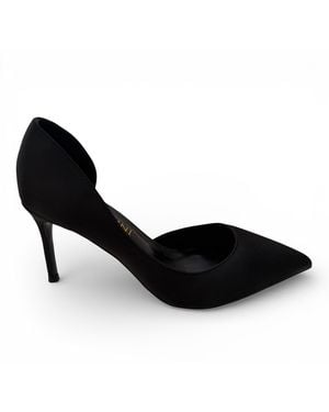 Subashini Heels Amira Classic Stiletto Court Shoes - Black