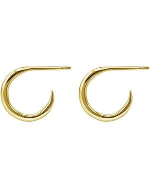 Tory Long Hallie Hoop Earrings - Metallic