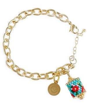 EDEN + ELIE Modern Peranakan Charm Bracelet - Metallic