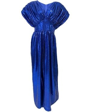 Julia Clancey Zowie Electric Palazzo Jumpsuit - Blue
