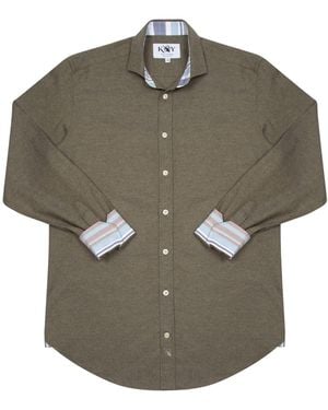 Koy Clothing Cotton-Cashmere Shirt - Green