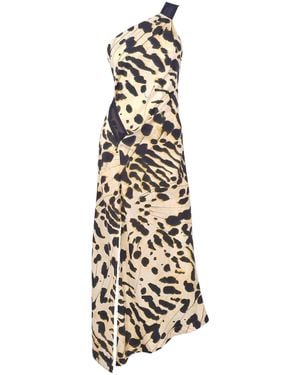 Me & Thee Play The Game Ink Print Dress - Metallic