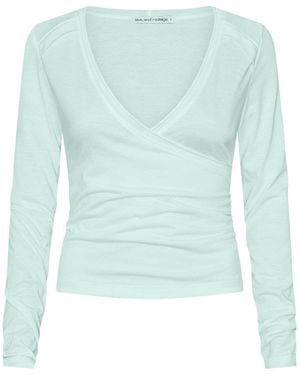 Love and Nostalgia No Biggie Long Sleeve Top - Blue