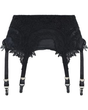 Belle -et-BonBon Venica Venetian Suspender - Black