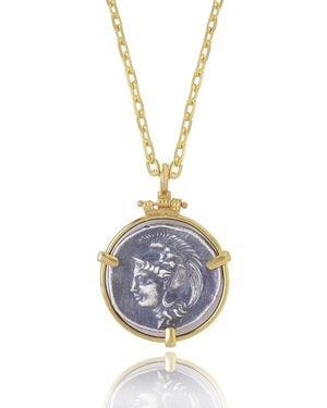 Ece London The Luciana Coin Necklace - Blue