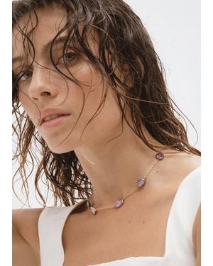 Lavani Jewels Siena Pearl Choker - Brown
