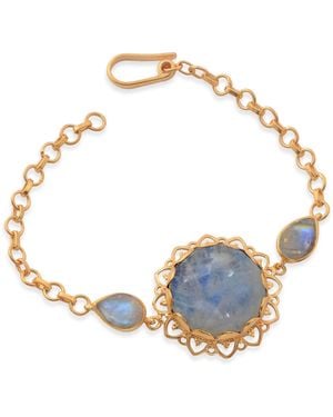 Emma Chapman Jewels Amli Moonstone Bracelet - White