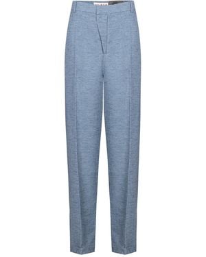 Pcfg Neutrals Free Heaven Linen Casual Pant - Blue