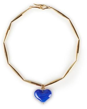 Tohum Design Cuore Necklace – Sky - Blue