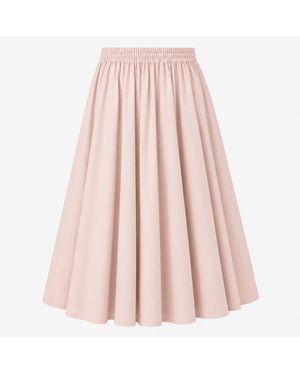 IZABELA MANDOIU Dusty Rose Elasticated Waist Maxi Skirt - Pink