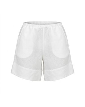 ELOI Itasca Relaxed Shorts - White