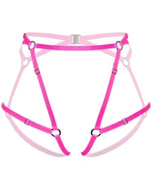 MONIQUE MORIN LINGERIE Frisson Harness Electric - Pink