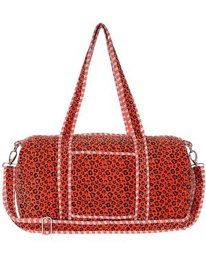 Conscious Yoga Collective The Velvet Leopard Weekender - Red