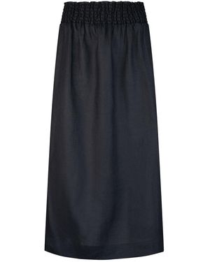 Dref Mojito Linen Skirt - Black