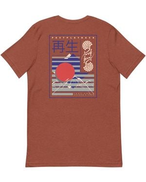 Anchor and Crew Clay Ten Vhs Japan Era Organic Cotton T-Shirt - Red