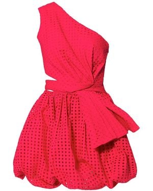 AGGI by HALEWSKI Ariana Spring Tulips Dress - Red