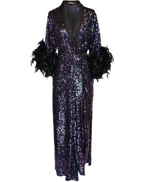 Jennafer Grace Marlene Wrap Dress - Black