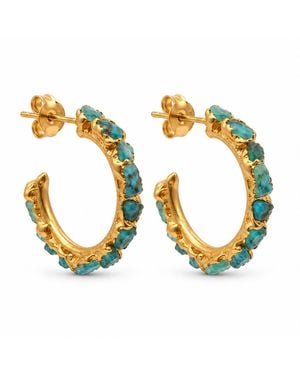 Lalinde Medium Hoops - Metallic