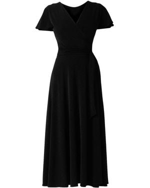 SACHA DRAKE Flute Sleeve Reverse Wrap - Black