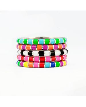 Pinnole Curious Ring Stack - Green