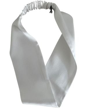 Sylk Silk Wide Headband - Grey