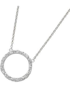 Lucy Quartermaine Solid Sterling Single Hula Pendant - Metallic