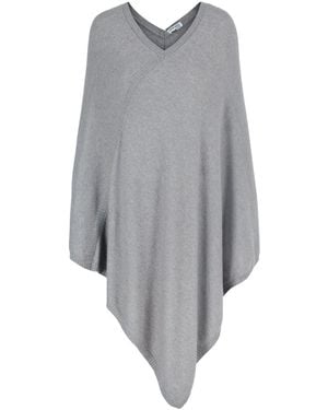 tirillm Anine Big Cashmere Poncho - Grey