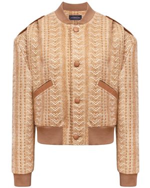 Mandragora Ira Wool Bomber Jacket - Natural