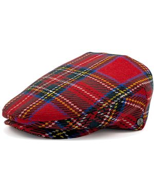 DORIA 1905 Classic Tartan Fabric Coppola - Red
