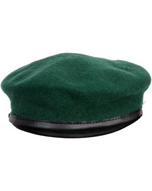 DAVID WEJ Wickliffe Wool Beret – - Green