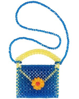 Tillie Beads Bliss Mini Sunflower Bead Bag - Blue