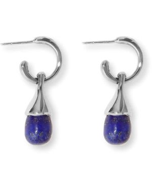 Gem Island Rugia Lapis Earrings - Blue