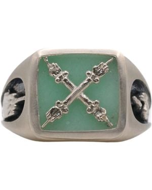 Après Youth Introvert Signet Ring Crysoprase - Green