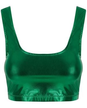 Klements Margate Crop Top - Green
