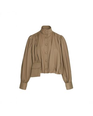 Herfetch Neutrals Latte Jacket İN Camel - Brown