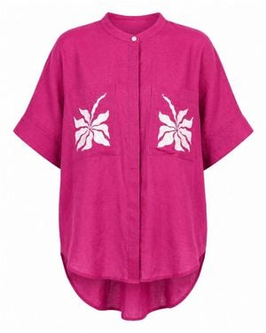 Palm Collective Summer Blouse - Pink