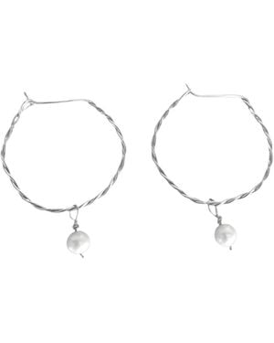 Adele Jade Hellenic Hoops - Metallic