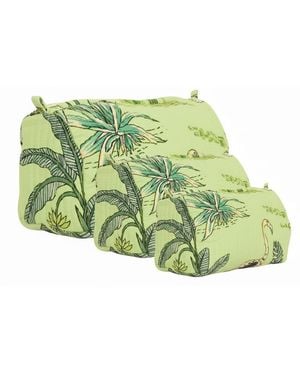 Conscious Yoga Collective The Jungle Three Piece Travel Set - Green